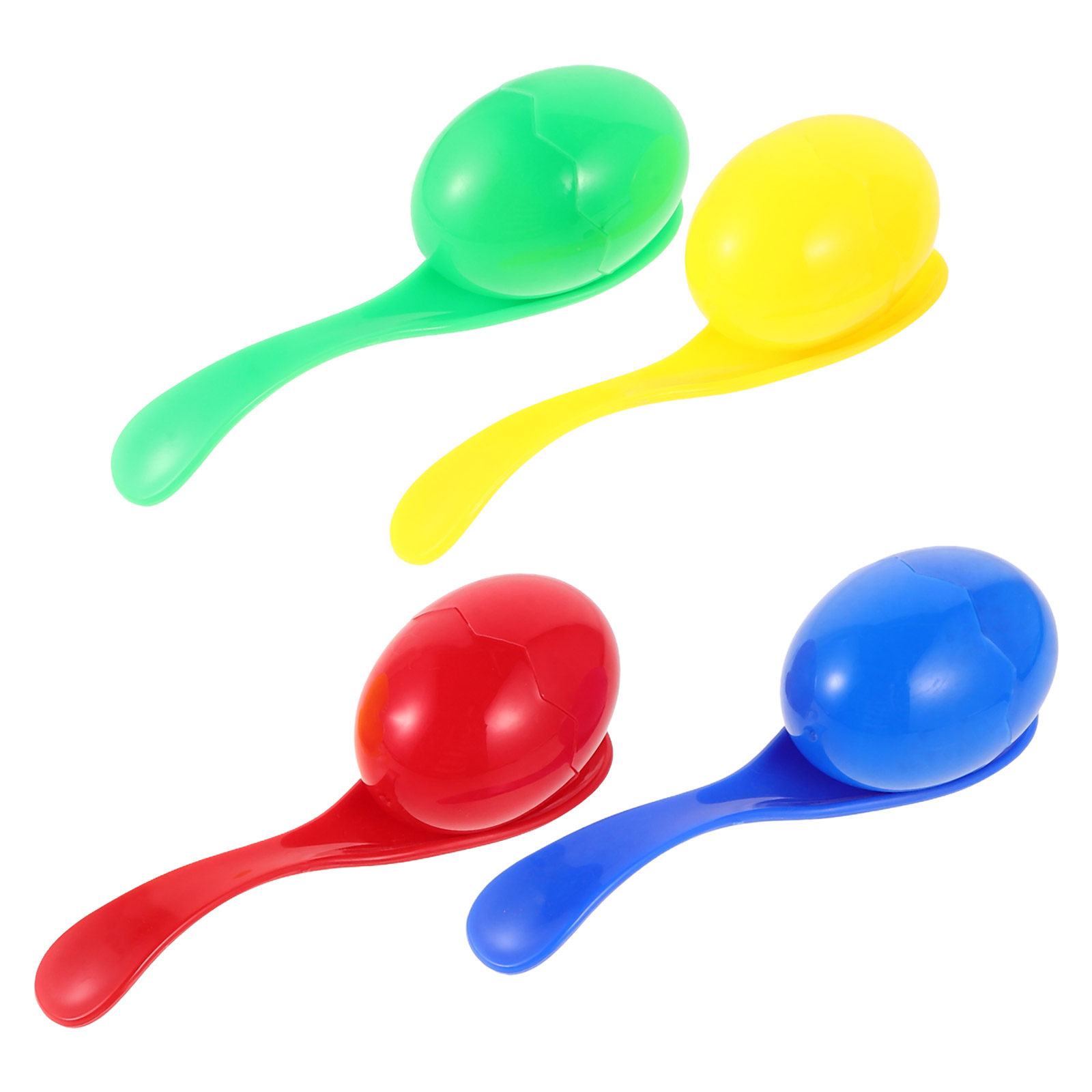 Party Games Physical - 4Pcs Egg Spoon Race Balance Game