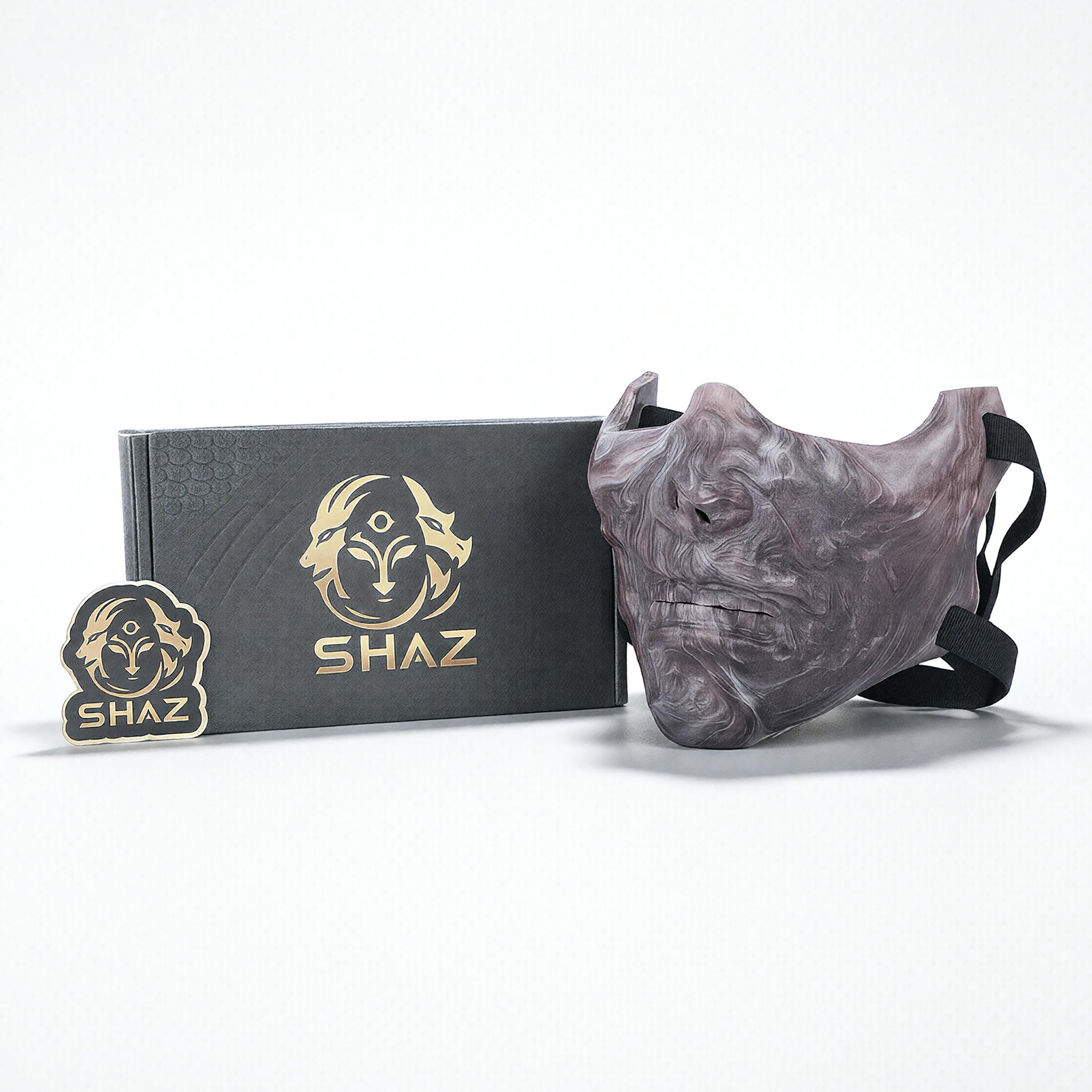 Zombie Party Games For Adults - SHAZ Scary Zombie Face Mask, Crooked