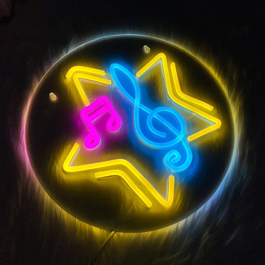 Music Star Note Neon Sign Cute – Party Games Kids Indoor Bewertung und Preis
