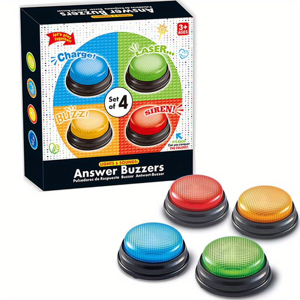 4pcs Lights and Sounds Buzzers – Party Family Games Bewertung und Preis