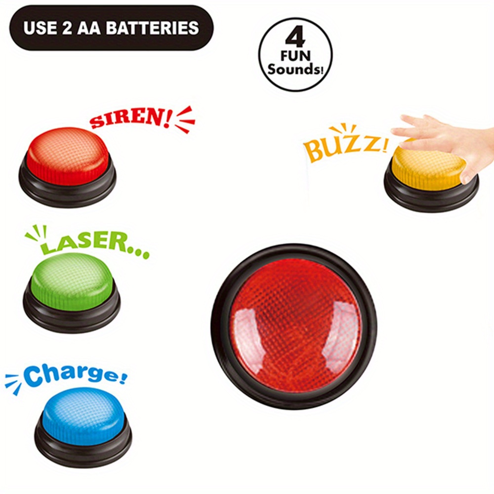 4pcs Lights and Sounds Buzzers – Party Family Games Bewertung und Preis