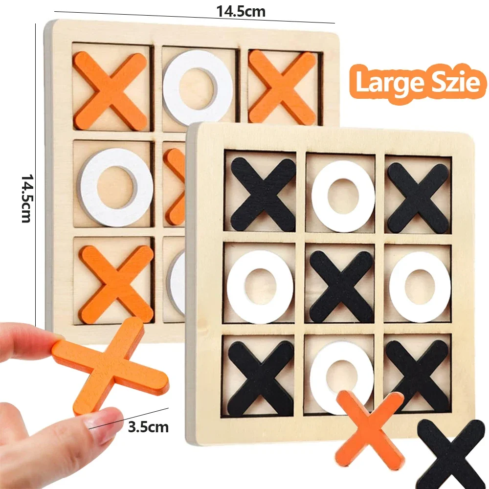 Wooden XO Tic Tac Toe Game Min – Party Games Kids Indoor Bewertung und Preis