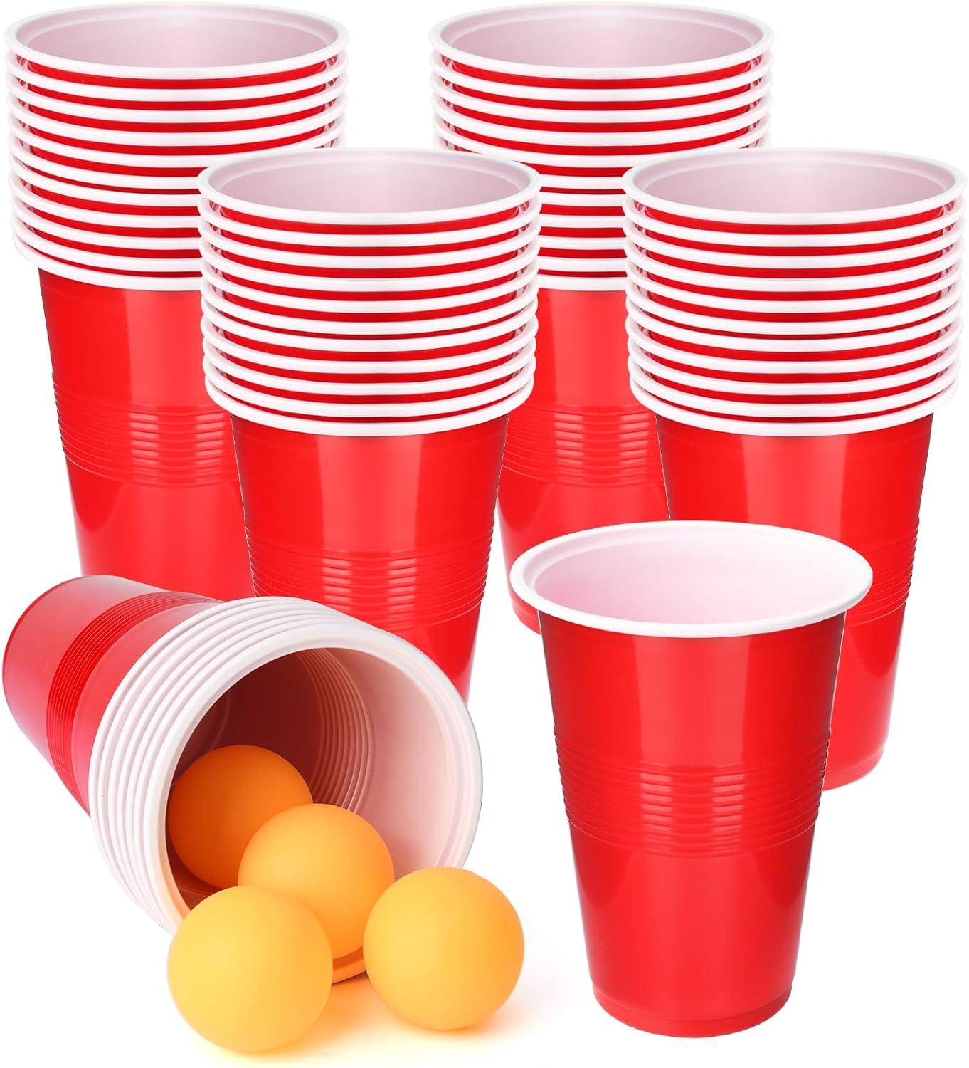 Cup Pong Game Set 22 Pcs 16 Oz – Party Games Jenga Bewertung und Preis