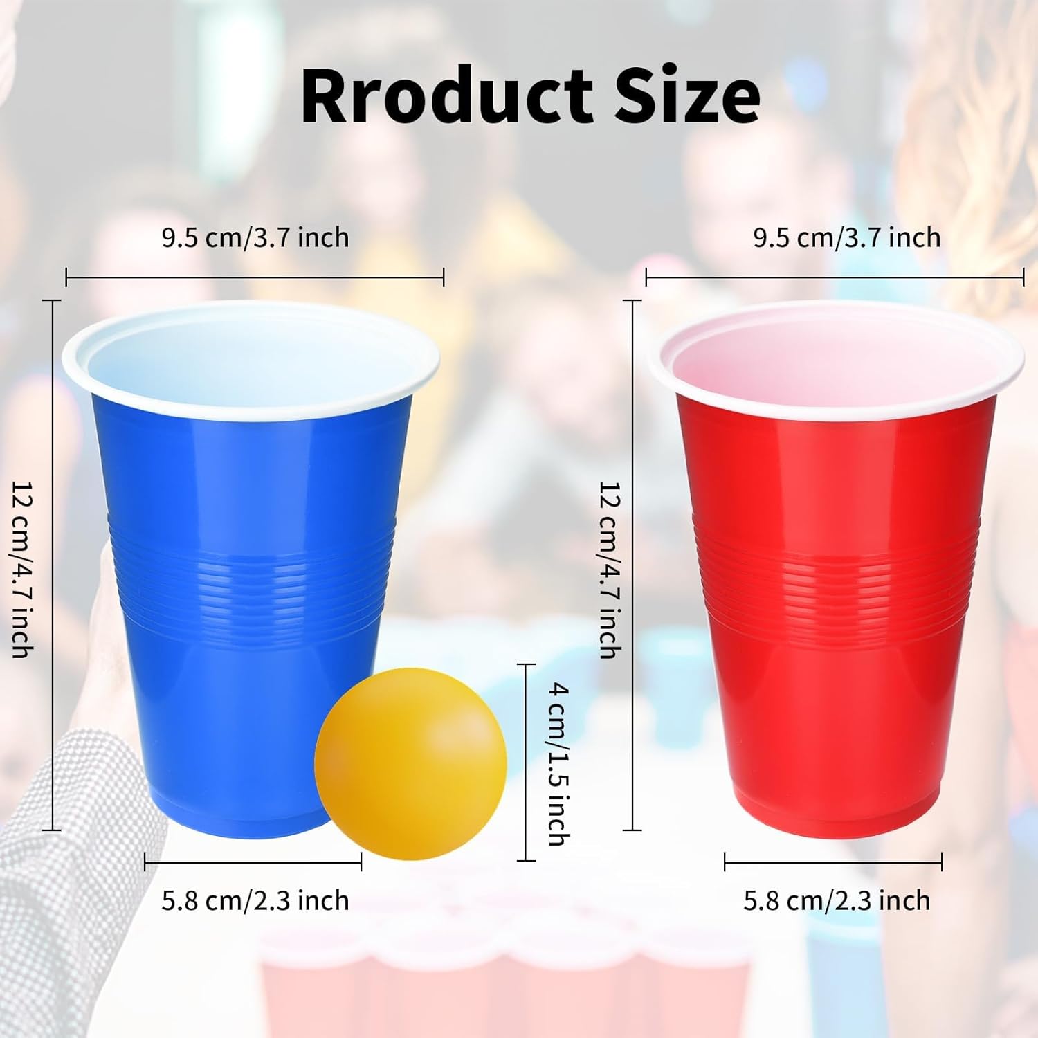Cup Pong Game Set 22 Pcs 16 Oz – Party Games Jenga Bewertung und Preis