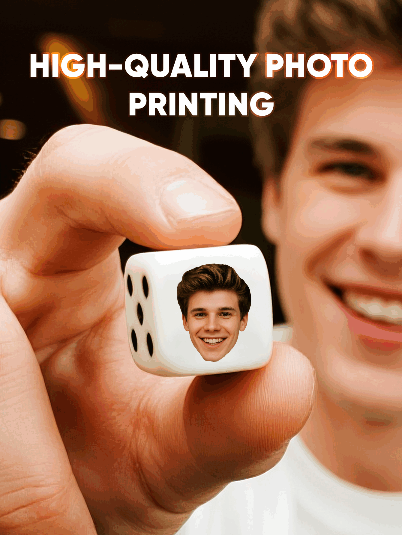 Custom Face Dice Personalized  – Party Family Games Bewertung und Preis