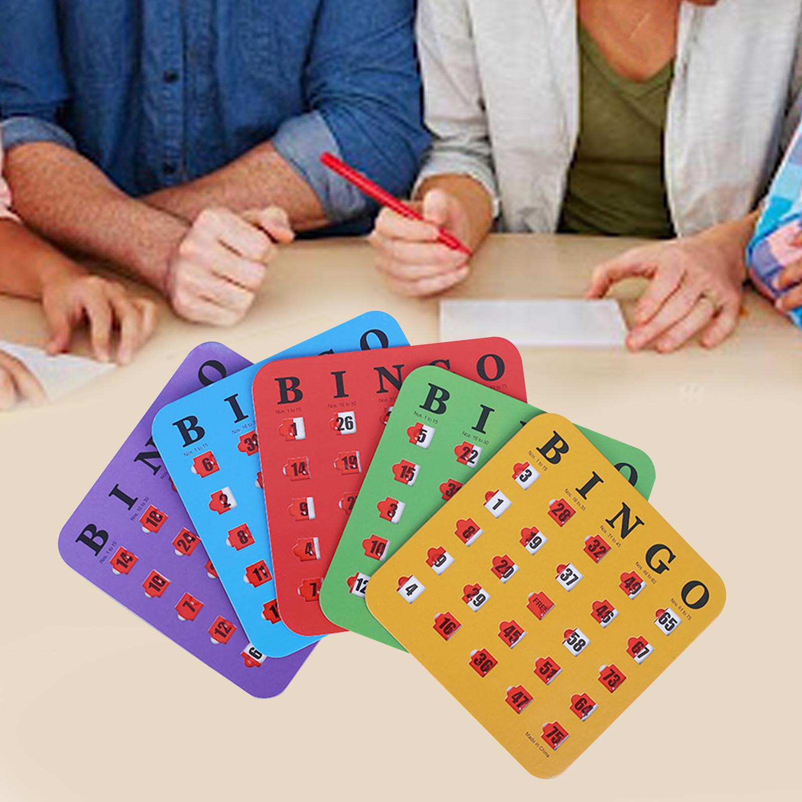5 Pieces Bingo Game Cards Larg – Party Games For Adults Large Group Bewertung und Preis
