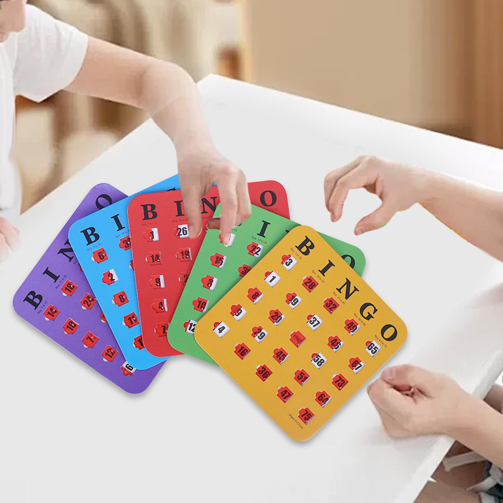 5 Pieces Bingo Game Cards Larg – Party Games For Adults Large Group Bewertung und Preis