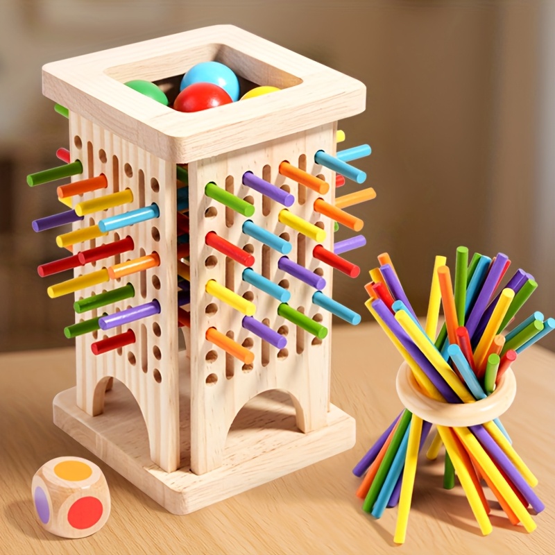 Montessori Wooden Board Game C – Party Games Kids Indoor Bewertung und Preis