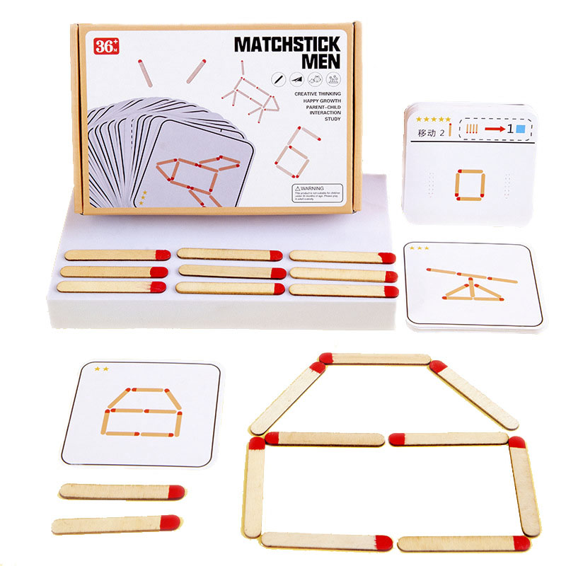 Montessori Matches Puzzles Gam – Party Games Kids Indoor Bewertung und Preis