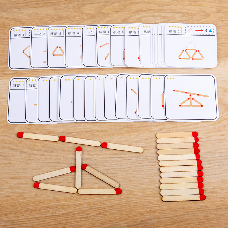 Montessori Matches Puzzles Gam – Party Games Kids Indoor Bewertung und Preis