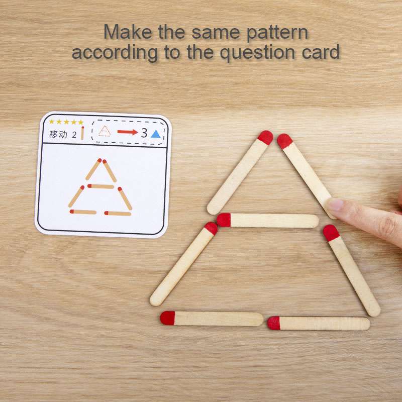 Montessori Matches Puzzles Gam – Party Games Kids Indoor Bewertung und Preis