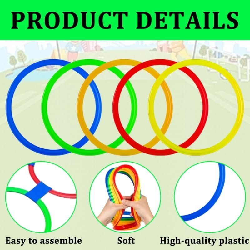  Jumping Hoop Set Outdoor Phys – Party Games Physical Bewertung und Preis