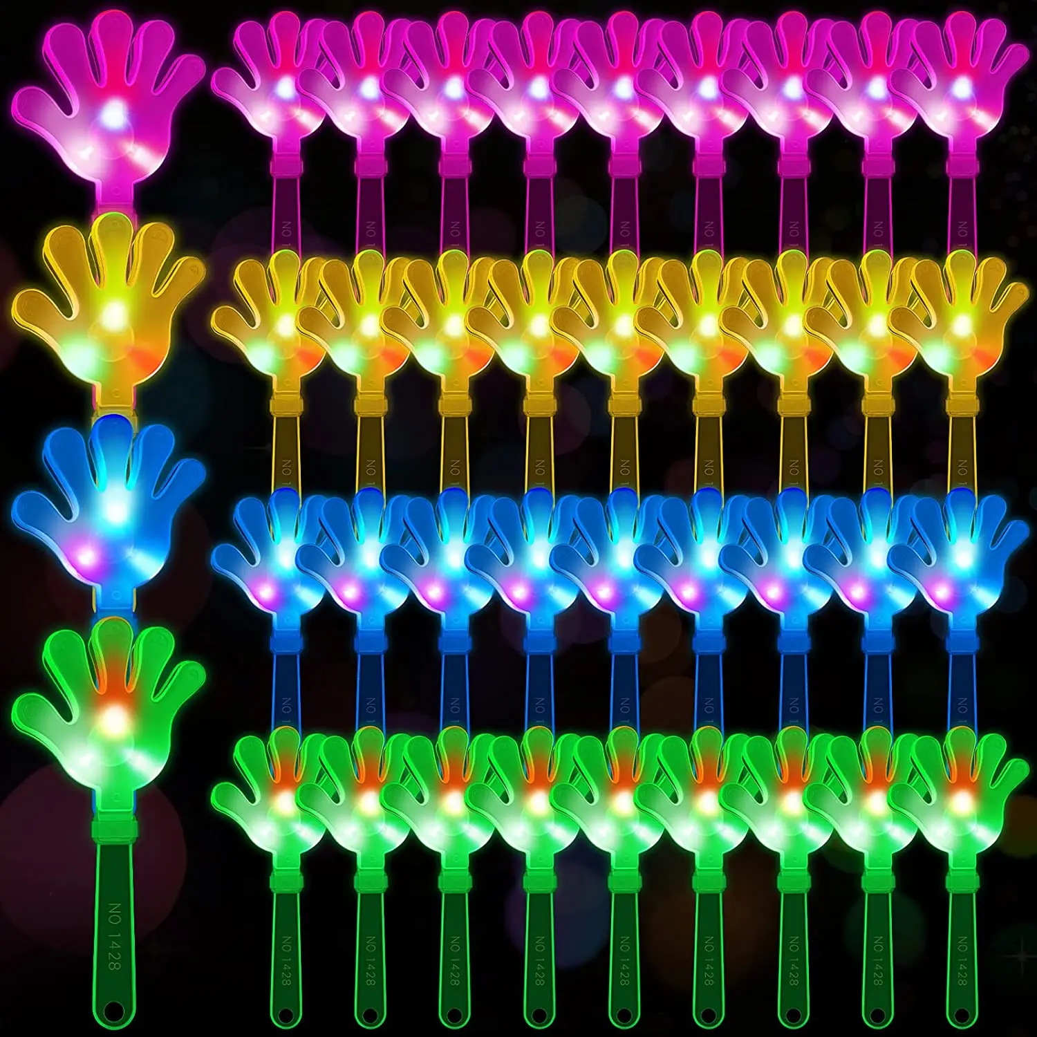 12pcs Hand Clappers Light up L – Party Games Graduation Bewertung und Preis