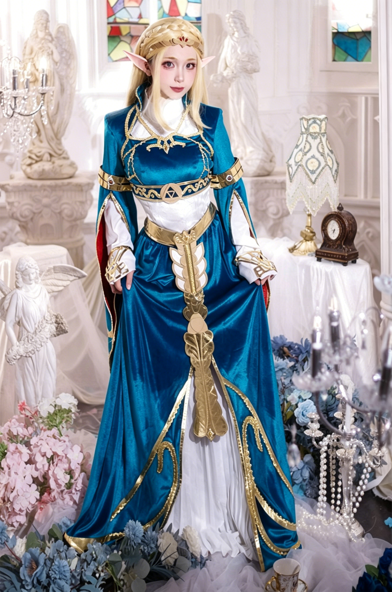 Classy Blue Dress Cosplay Cost – Zelda Party Games Bewertung und Preis