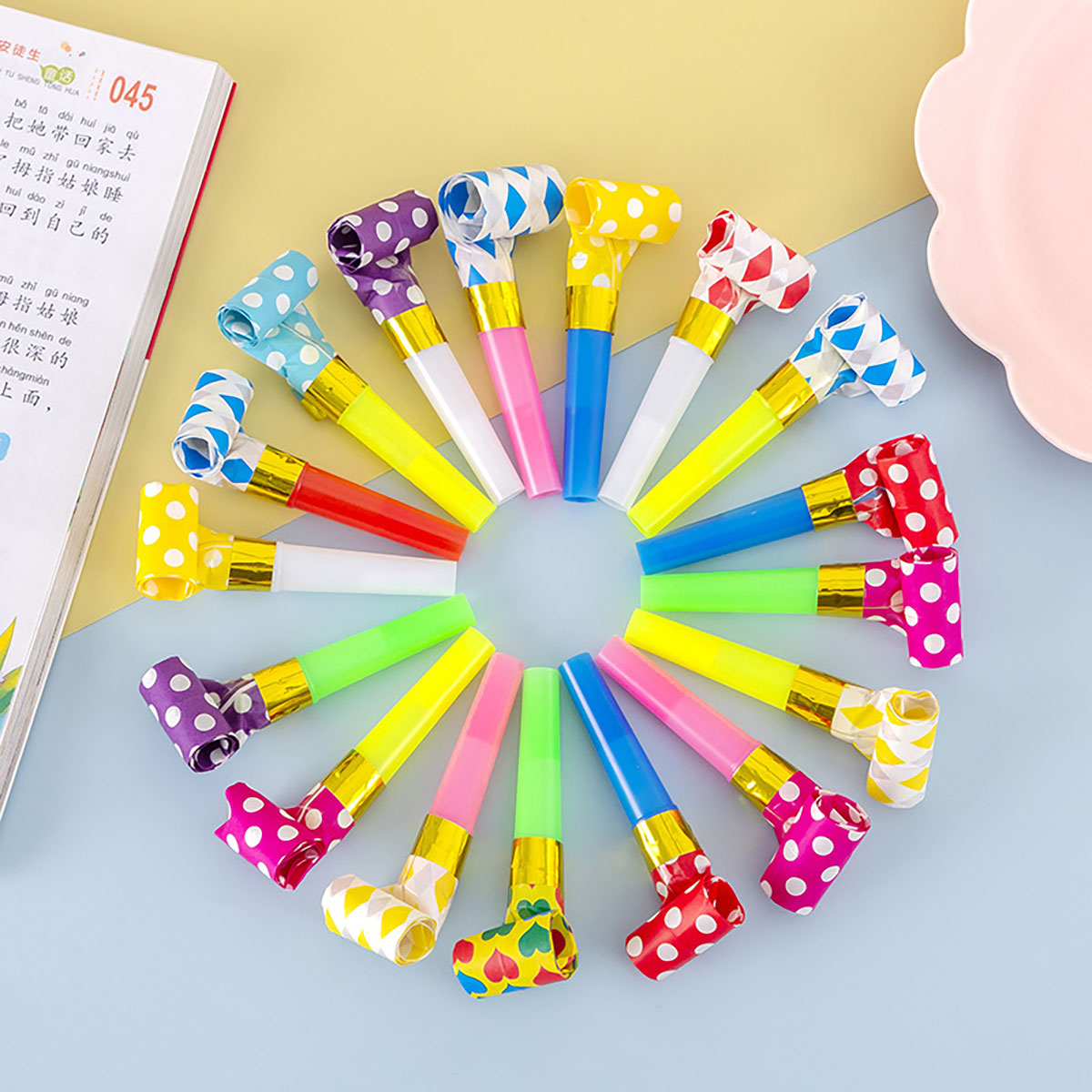 30PCS Colorful Whistles Toy Fu – Party Games Graduation Bewertung und Preis