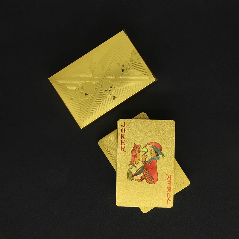 Gold Foil Skull Poker Cards Wa – Party Games Using Playing Cards Bewertung und Preis