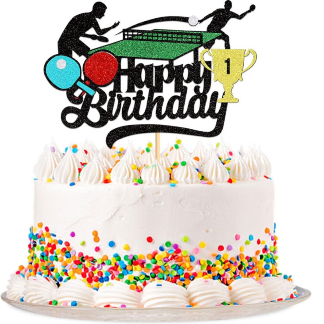 Ping Pong Cake Topper Happy Bi – Party Games Jenga Bewertung und Preis