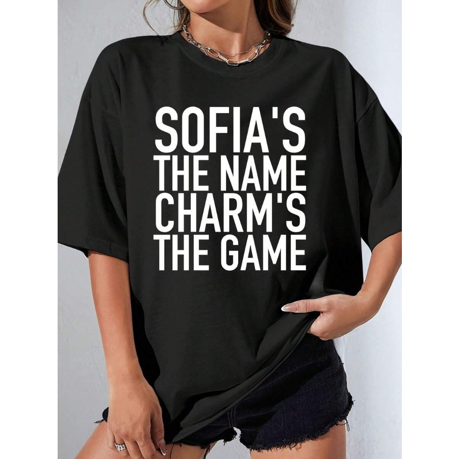 【New style】Women'S Name T-Shir – Party Games Quotes Short Bewertung und Preis