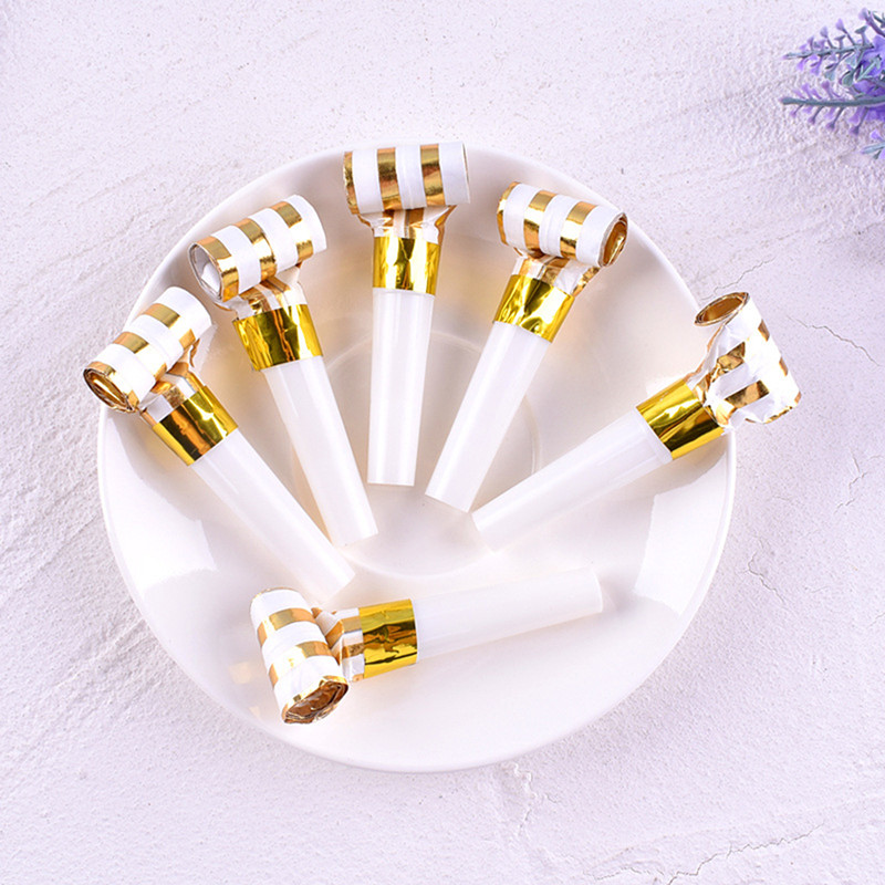 6/12/24PCS Blowout Gold Stripe – Party Games Graduation Bewertung und Preis