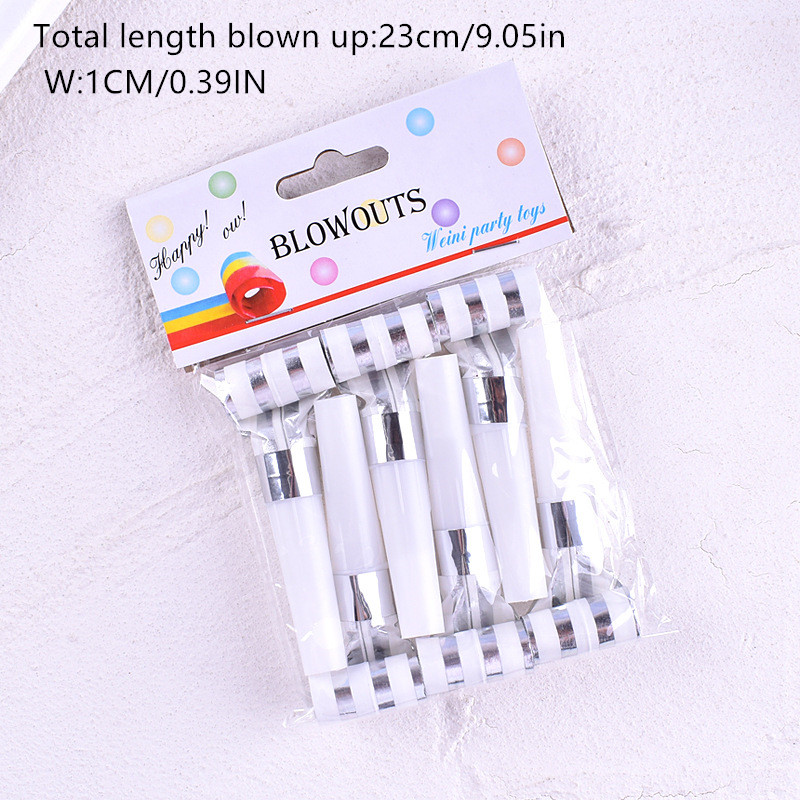 6/12/24PCS Blowout Gold Stripe – Party Games Graduation Bewertung und Preis