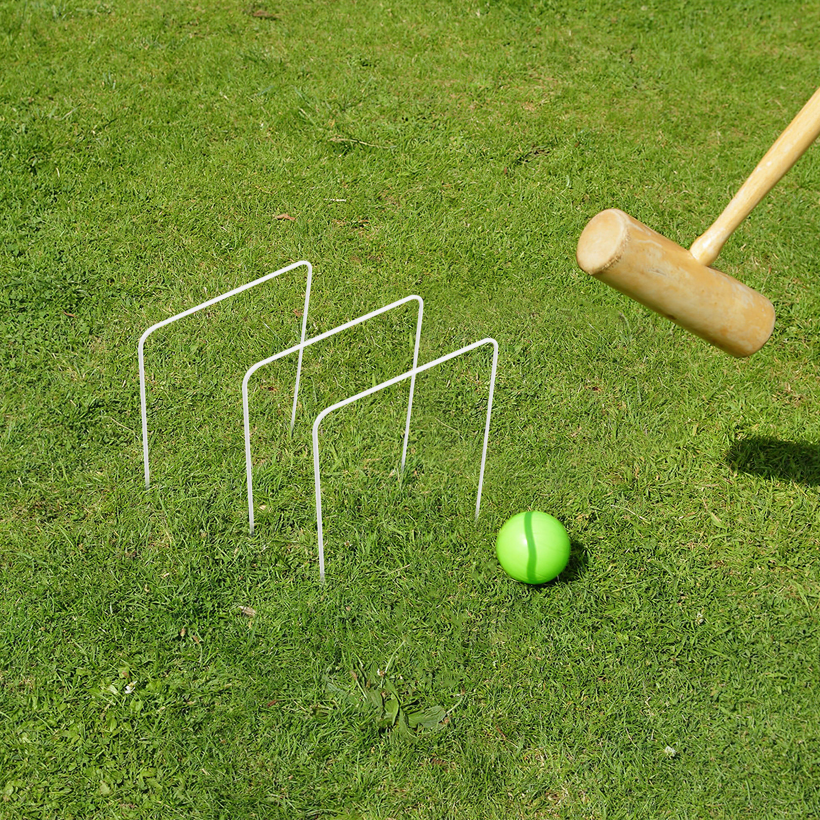 9Pcs Premium Iron Croquet Wick – Croquet Set Lawn Bewertung und Preis