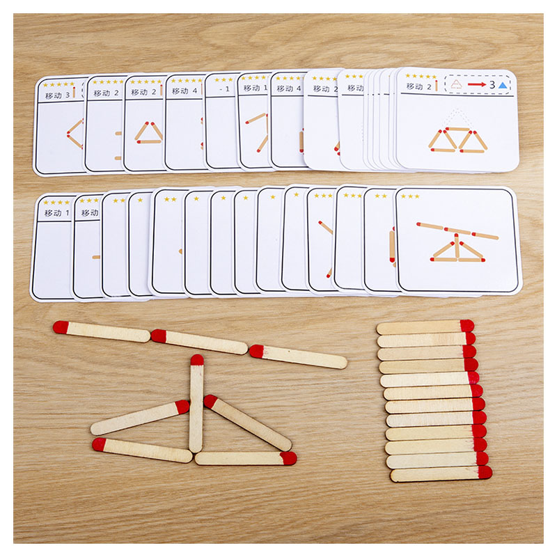 Montessori Matches Puzzles Gam – Party Games Kids Indoor Bewertung und Preis