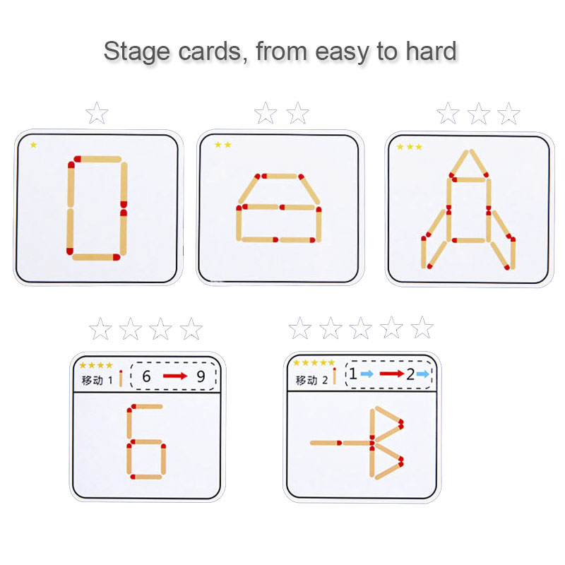 Montessori Matches Puzzles Gam – Party Games Kids Indoor Bewertung und Preis