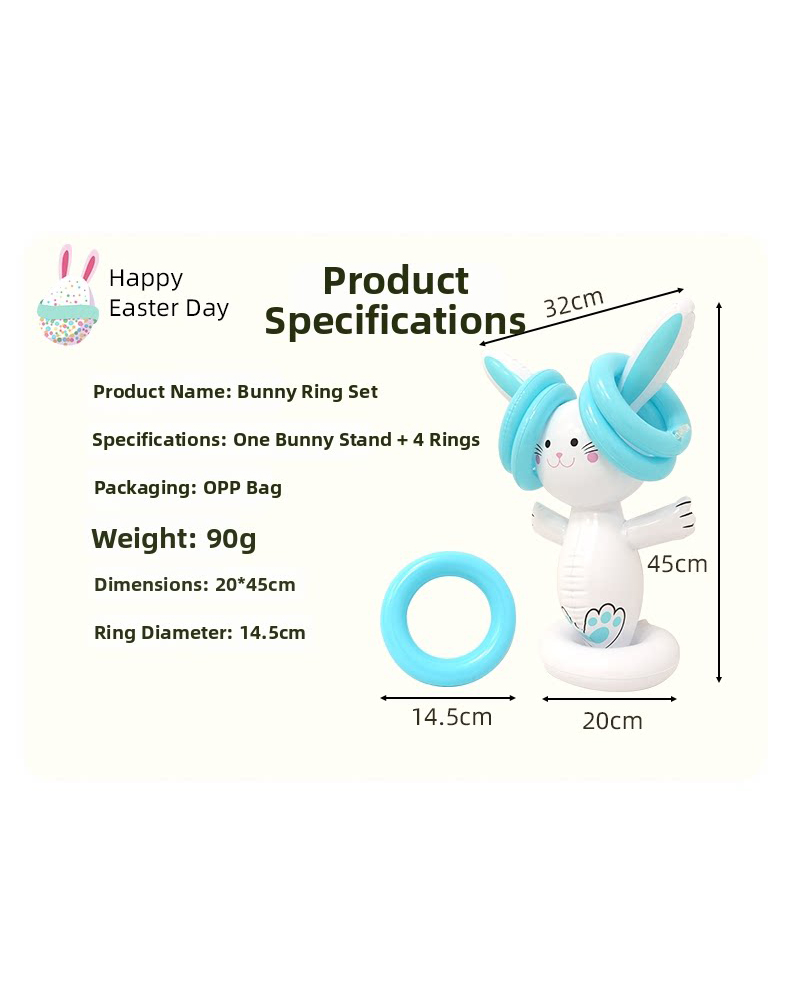 Easter Inflatable Bunny Ring T – Party Games Kids Indoor Bewertung und Preis