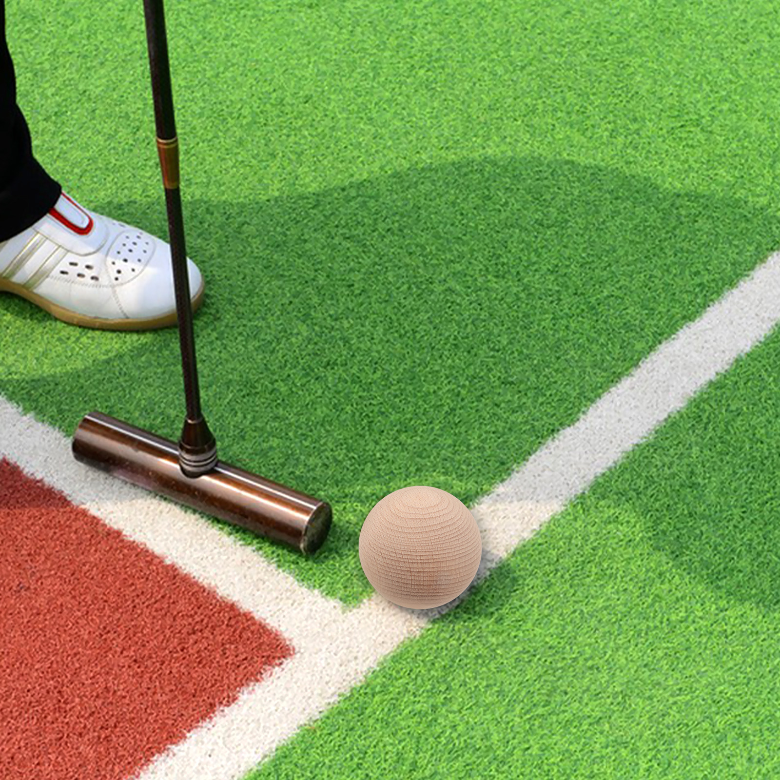 3Pcs Wooden Croquet Golf Balls – Croquet Set Lawn Bewertung und Preis