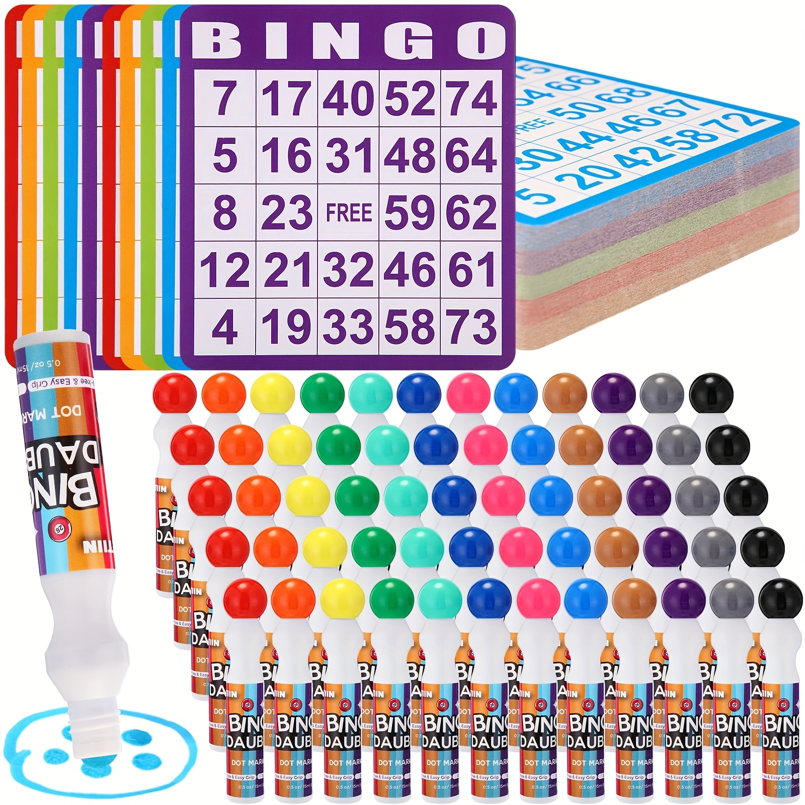 Set of 148 Bingo Game Cards in – Party Family Games Bewertung und Preis