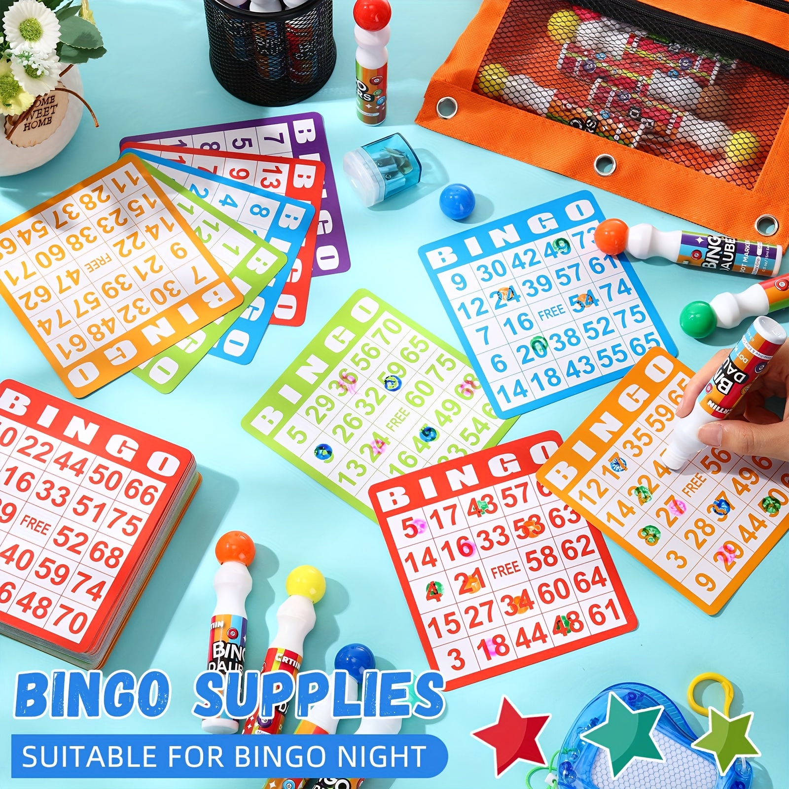 Set of 148 Bingo Game Cards in – Party Family Games Bewertung und Preis