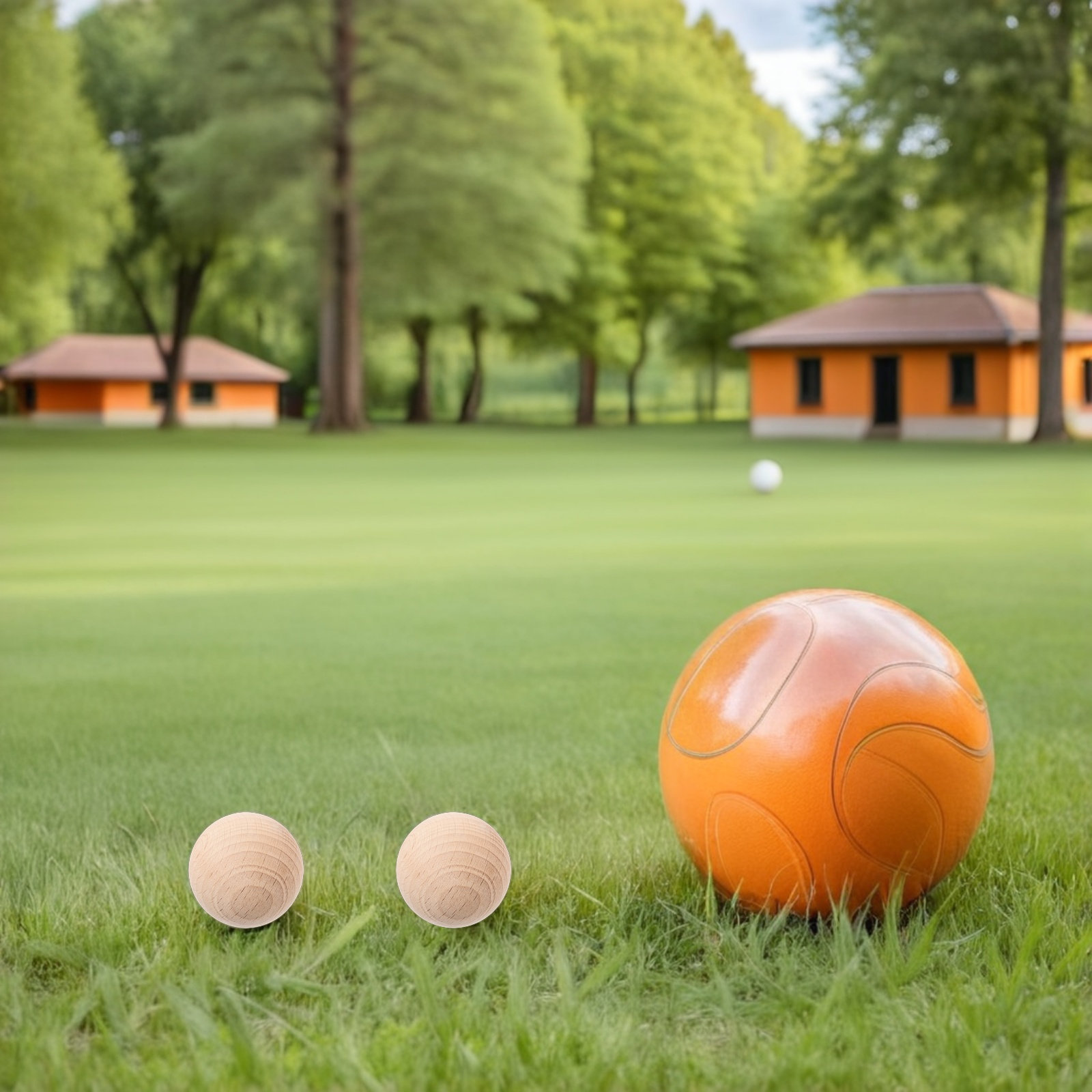 4Pcs Kids Croquet Balls 3.5cm  – Croquet Set Lawn Bewertung und Preis