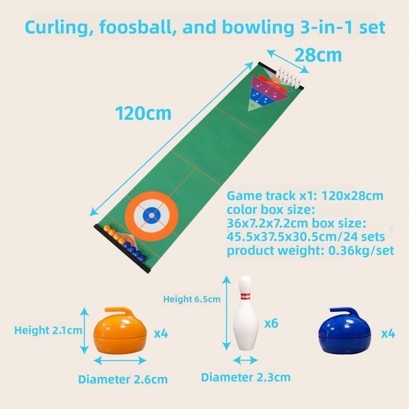 Curling Tabletop Game Set, Min – Party Games For Adults And Kids Bewertung und Preis