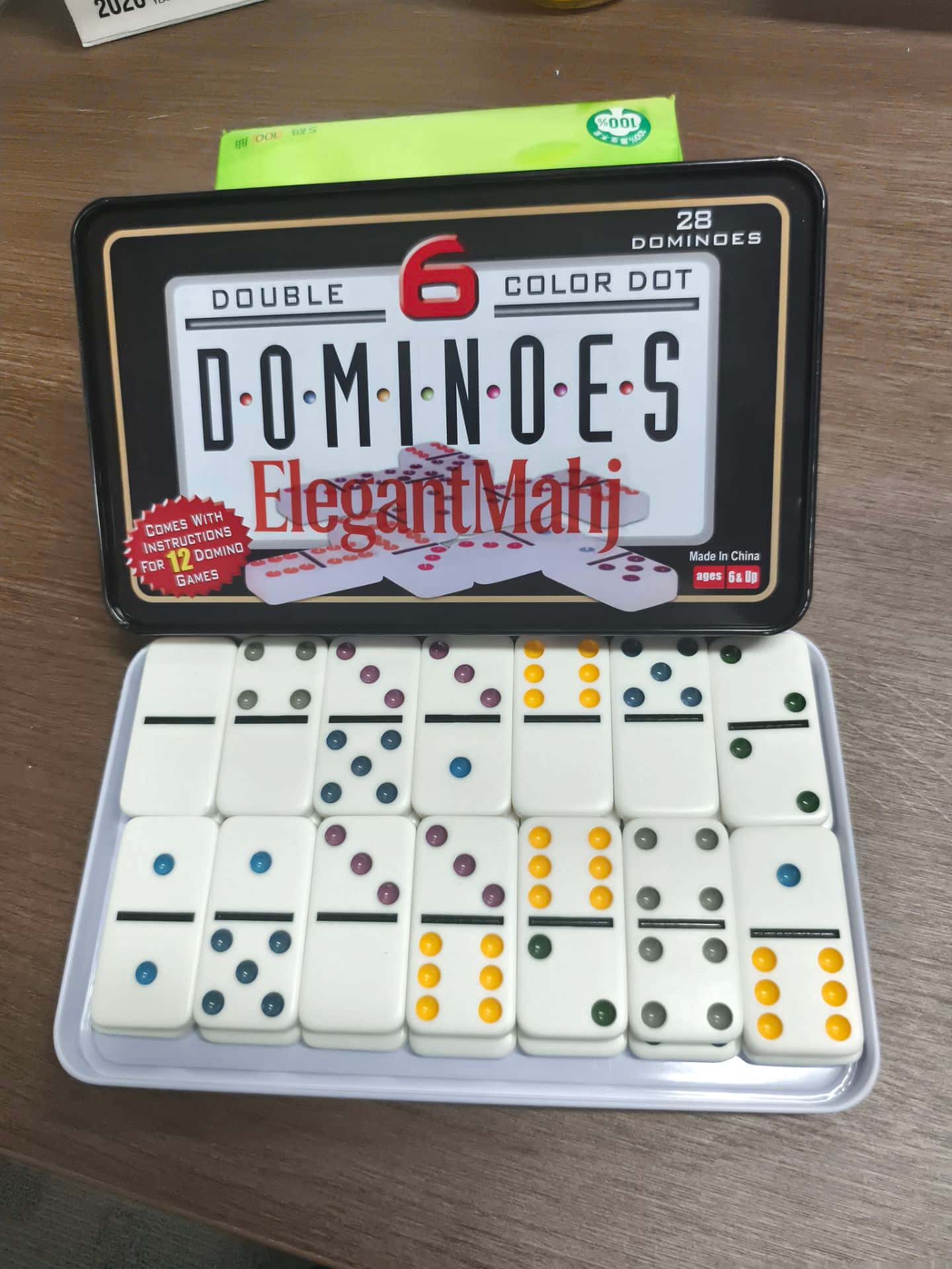 ElegantMahj Double Six Dominoe – Party Family Games Bewertung und Preis