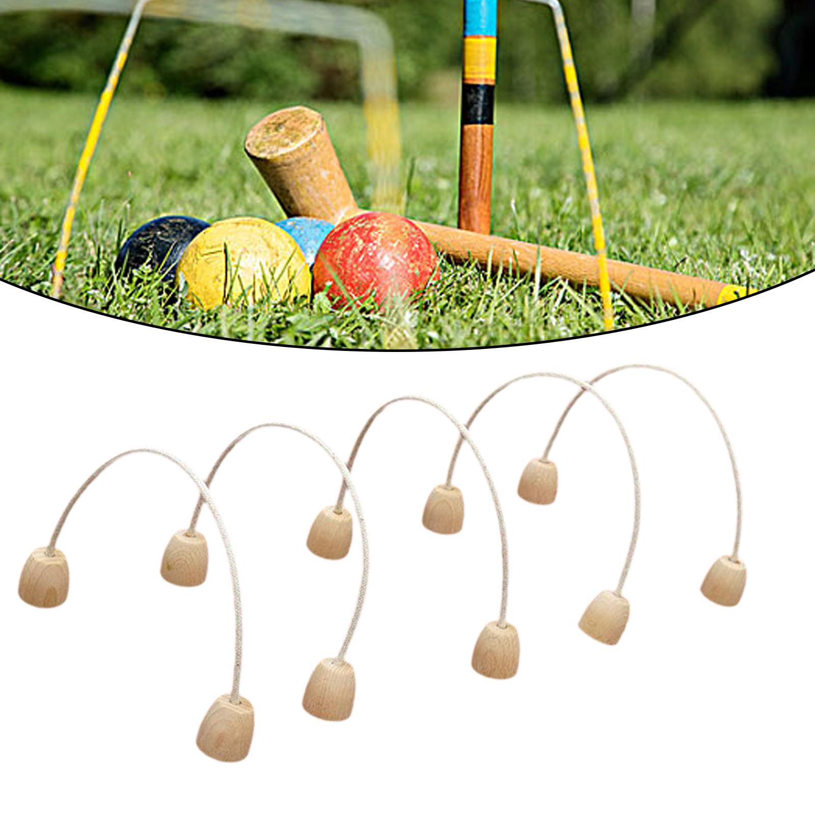 Wooden Croquet Hoops Outdoor G – Croquet Set Lawn Bewertung und Preis