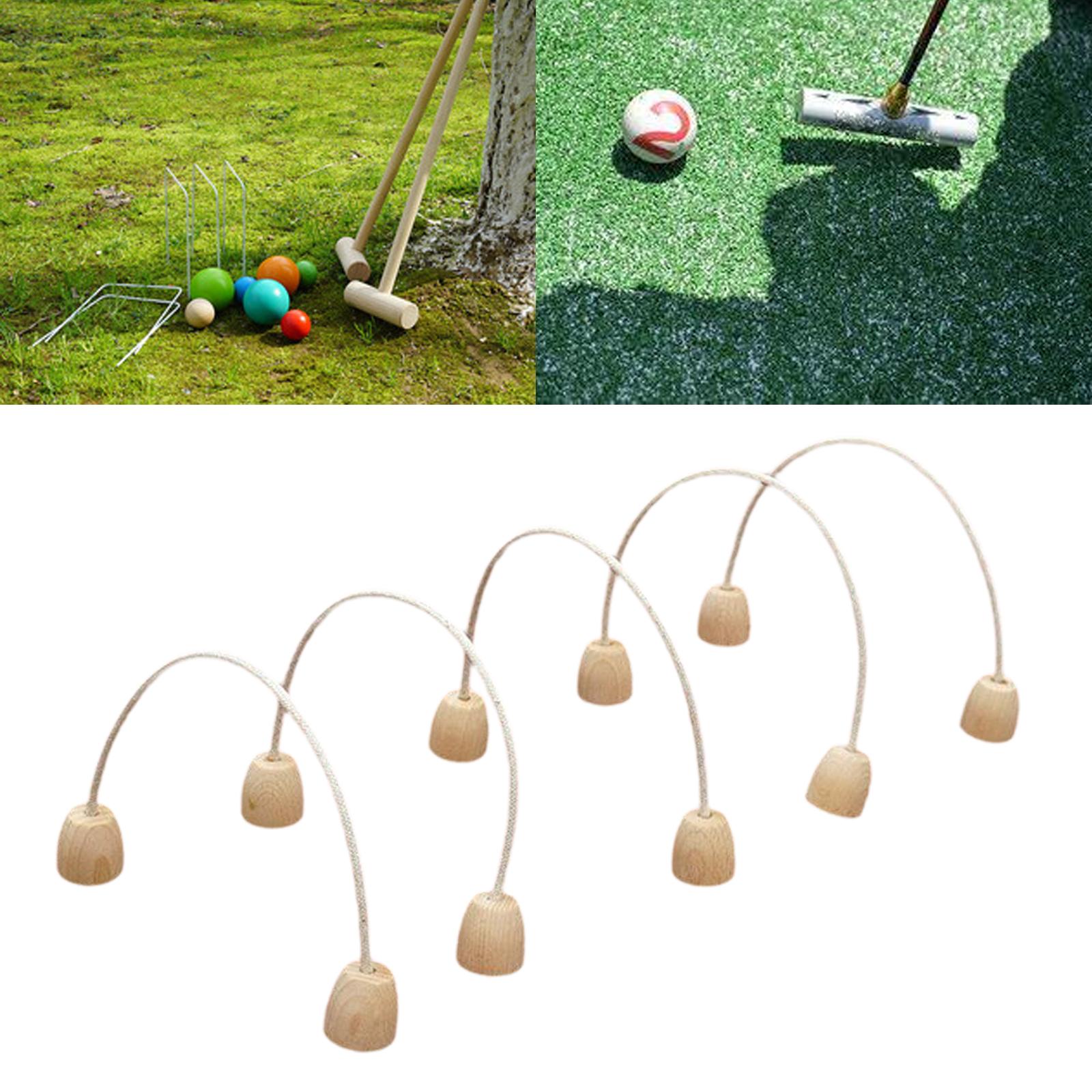 Wooden Croquet Hoops Outdoor G – Croquet Set Lawn Bewertung und Preis