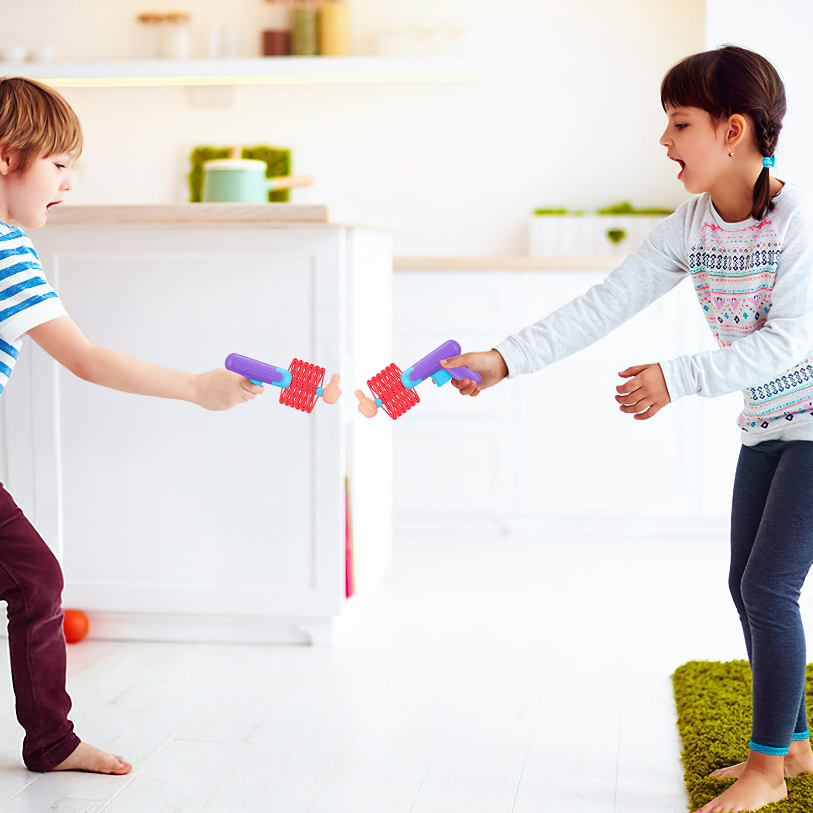 2Pcs Telescopic Spring Fists P – Party Games Kids Indoor Bewertung und Preis